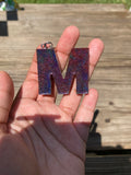 Letter M keychain