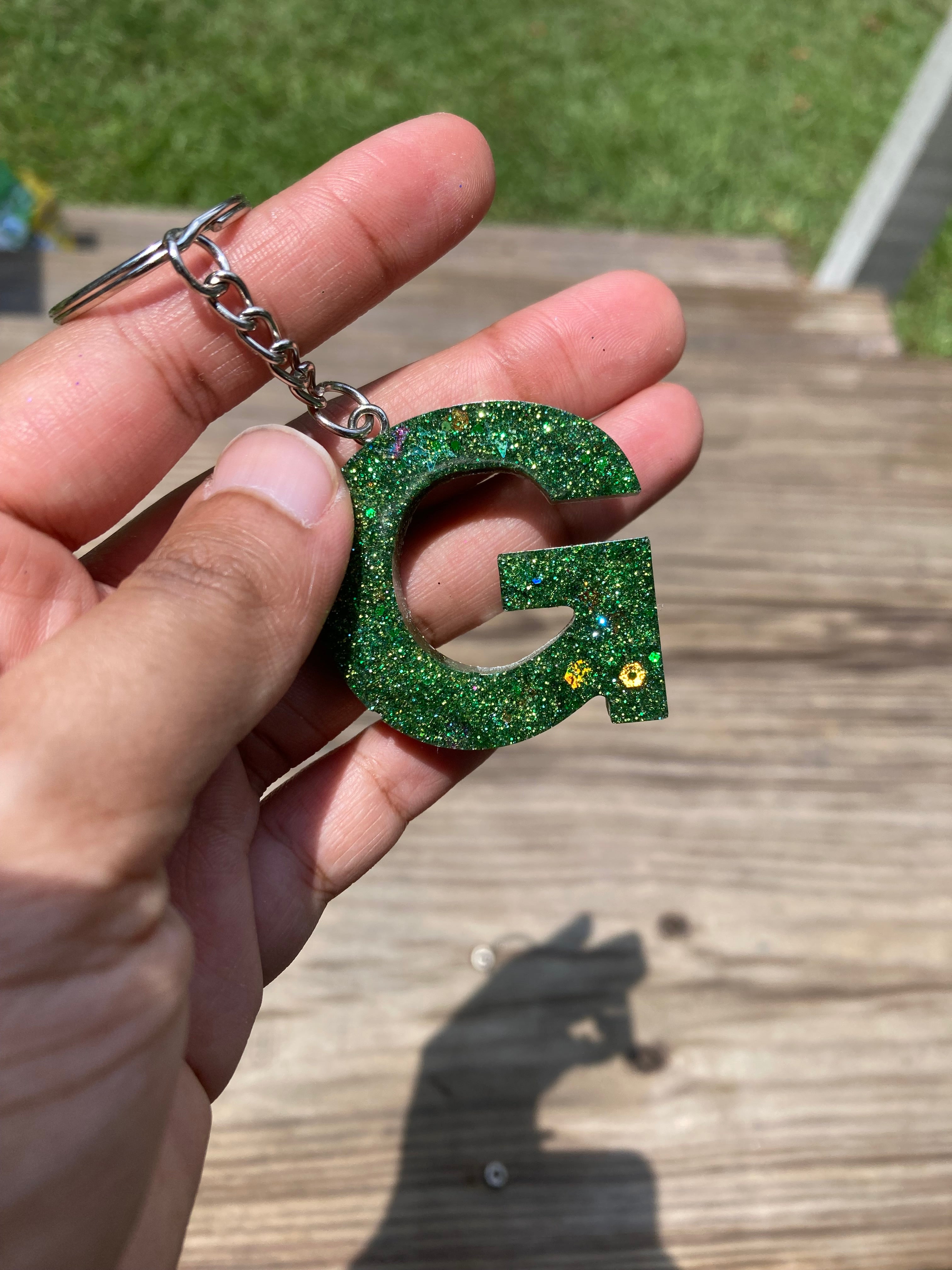 Letter G Keychain
