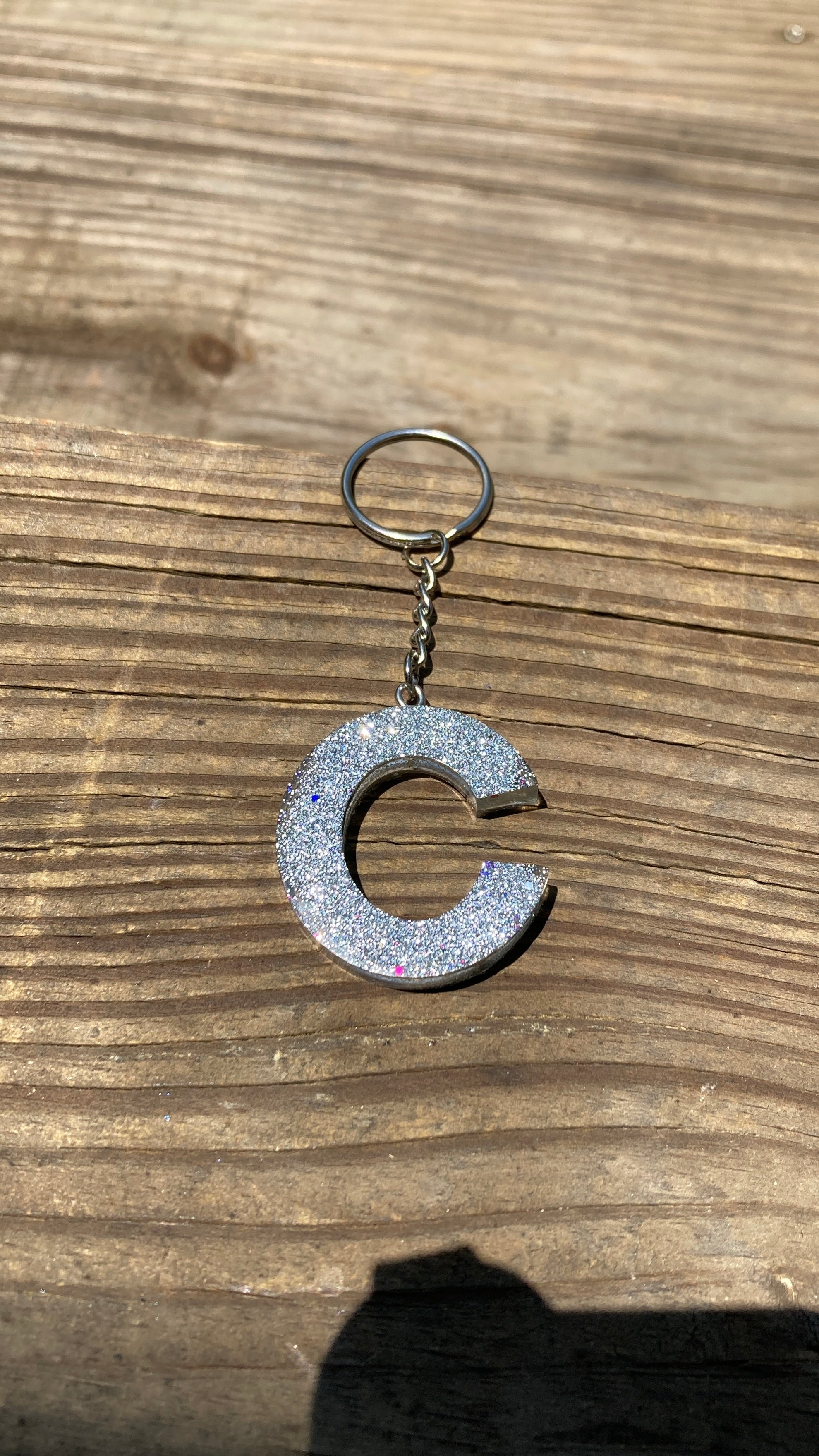 Letter C Keychain
