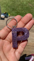 Letter P Keychain