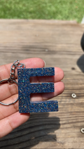 Letter E Keychain