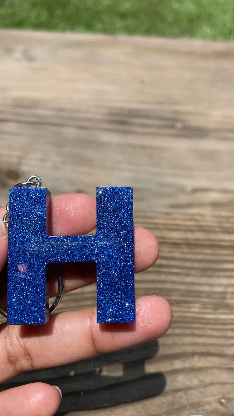 Letter H Keychain
