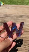 Letter W Keychain