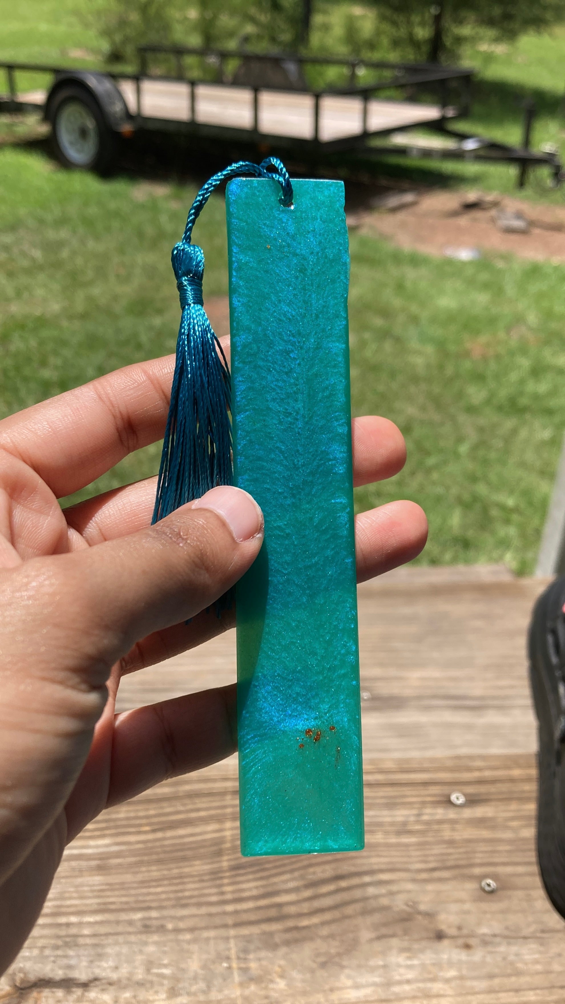 Ocean Blue Bookmark