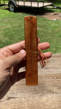 Amber Gold Bookmark