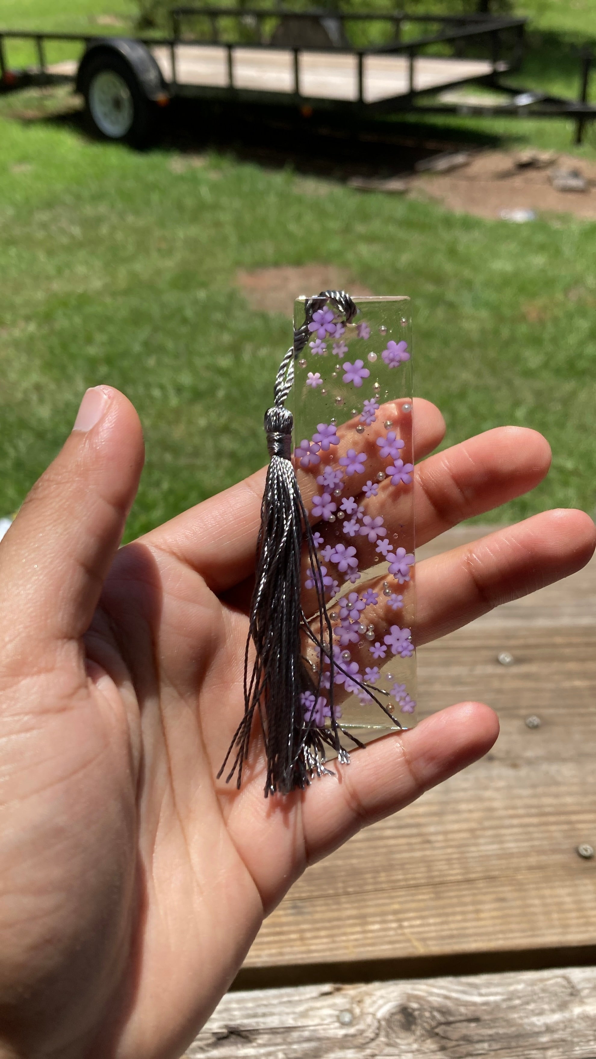 Lavender Falls Bookmark