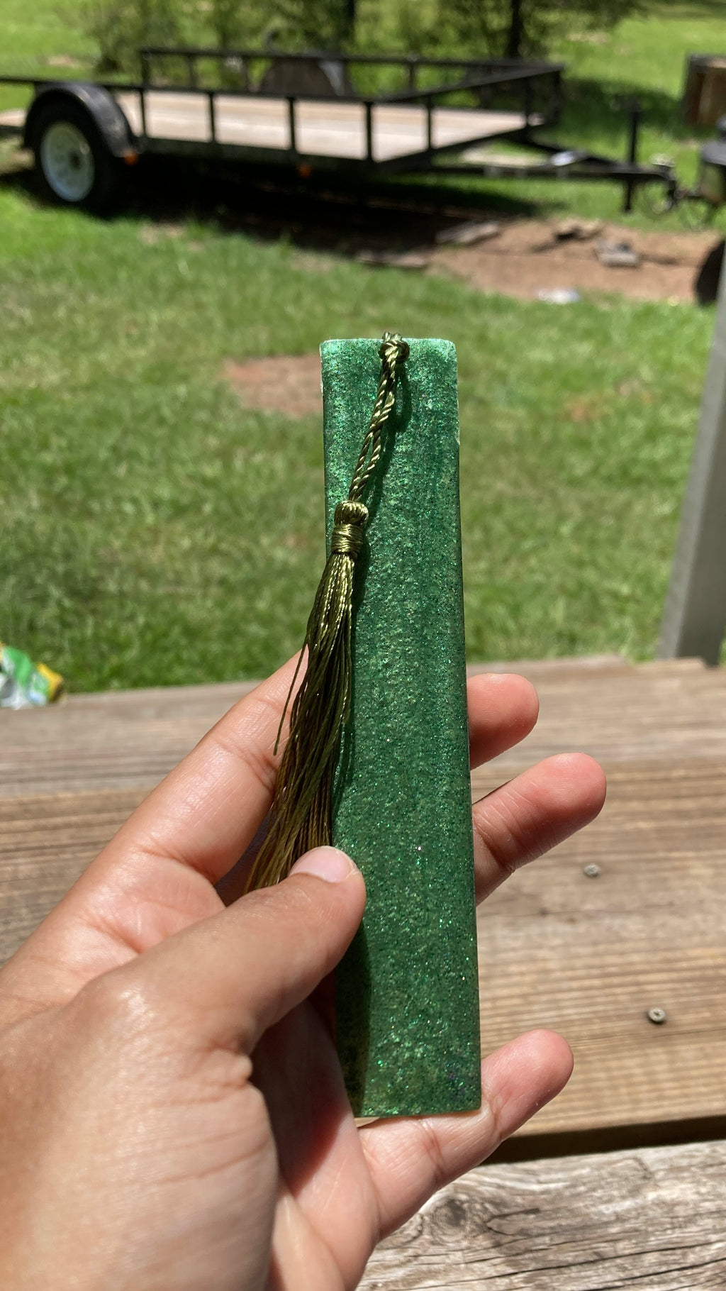 Forest Green Bookmark