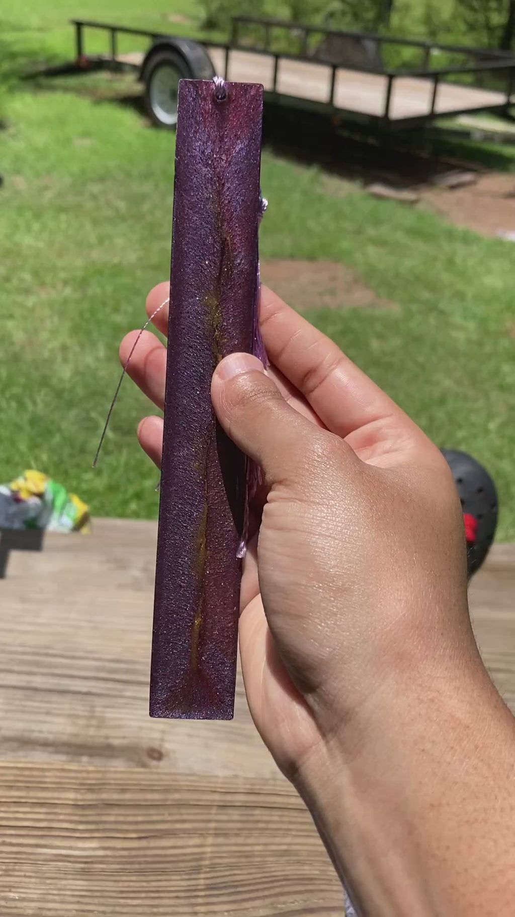 Purple Stardust Bookmark