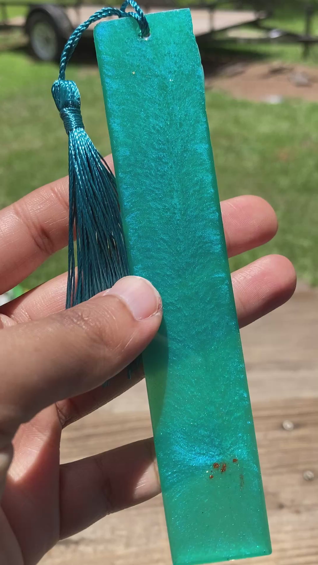 Ocean Blue Bookmark