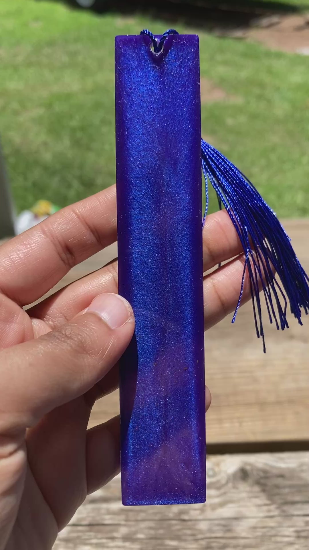 Midnight Blue Bookmark