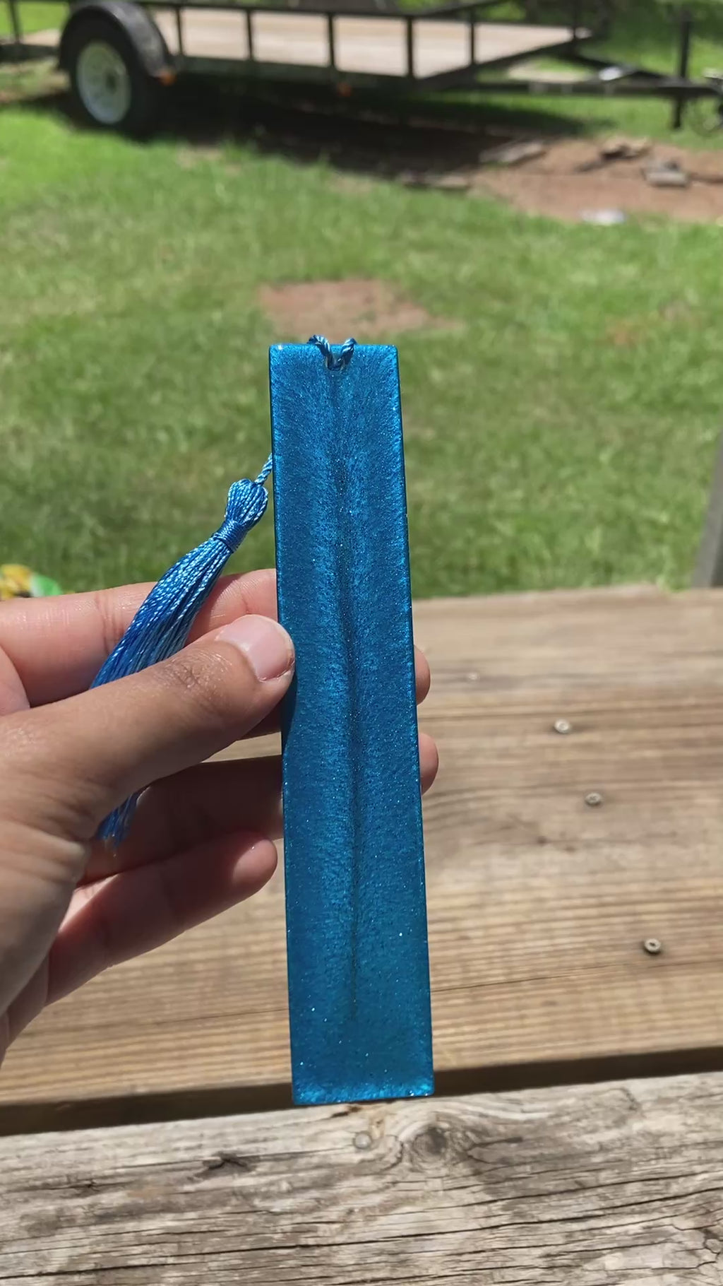 Ocean Breeze Blue Bookmarks