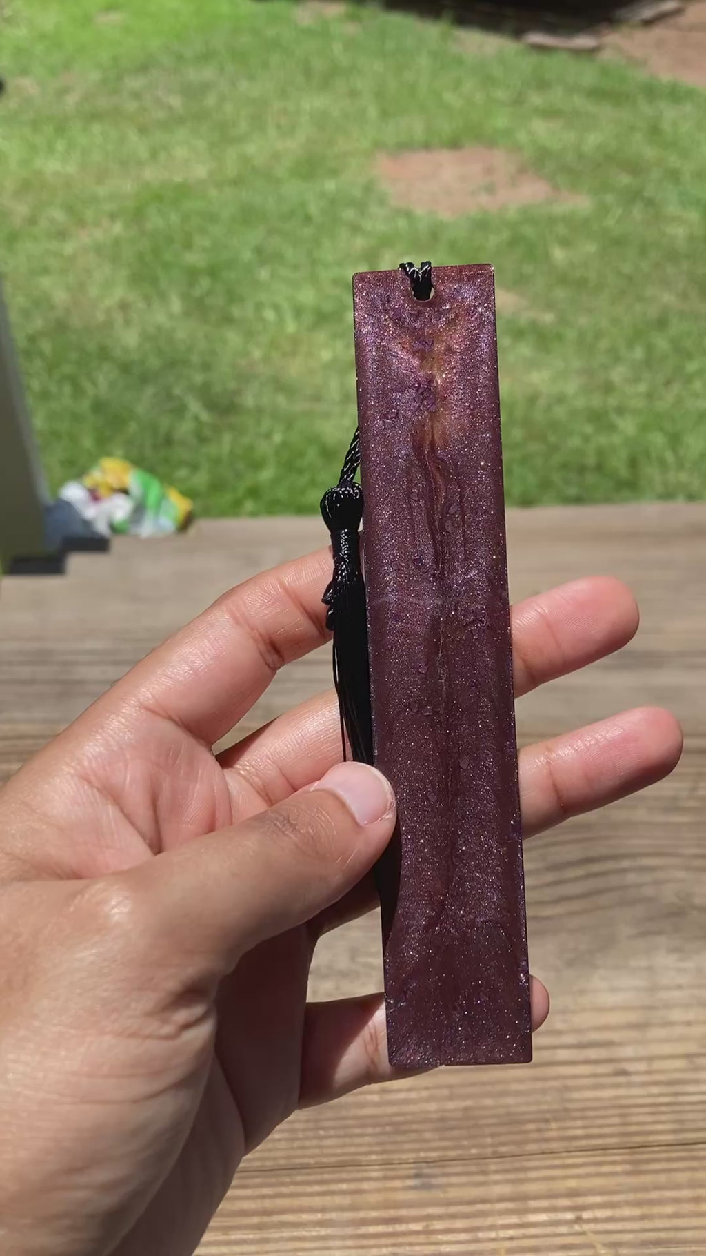 Stardust Wine Bookmark