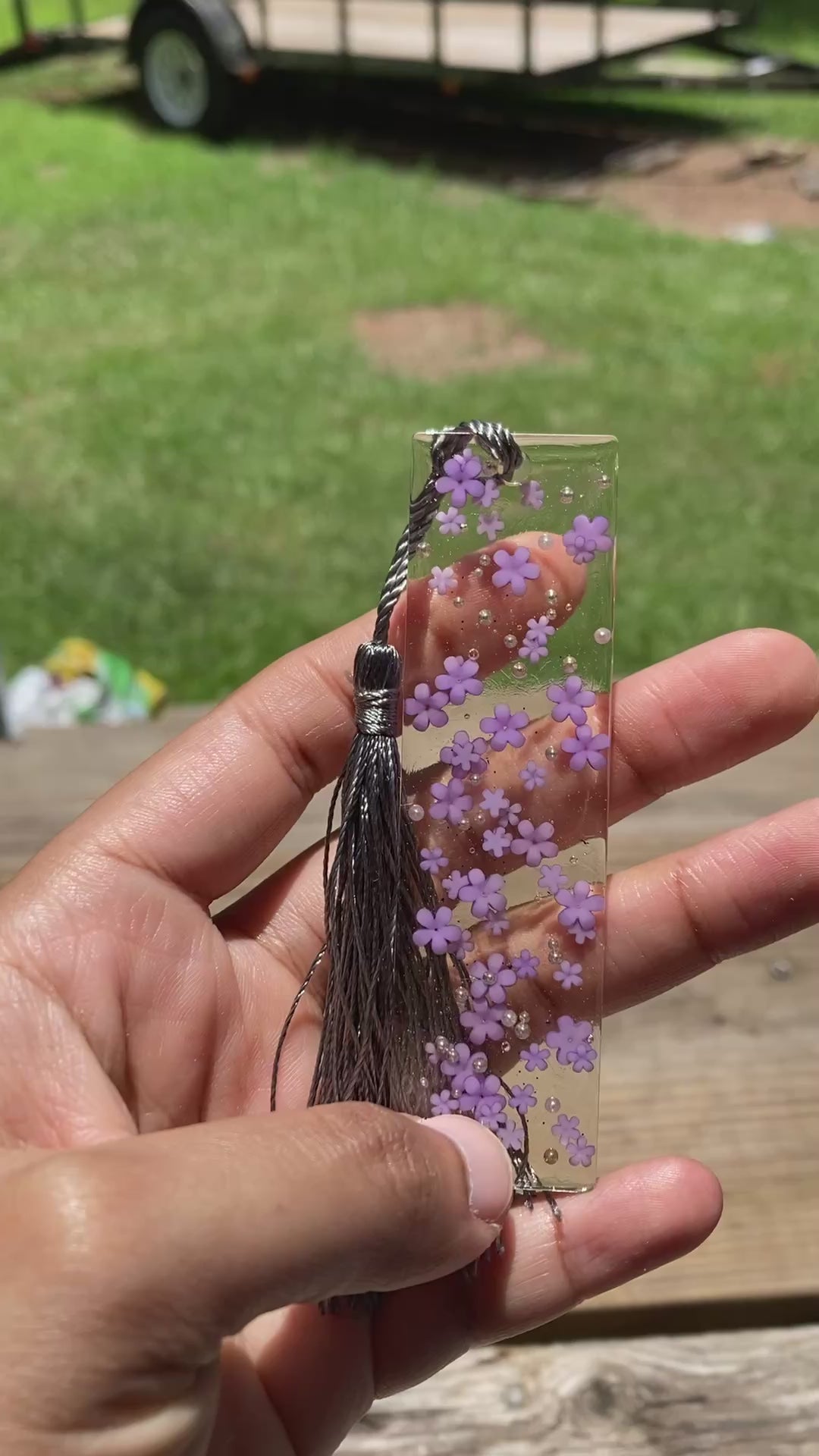 Lavender Falls Bookmark