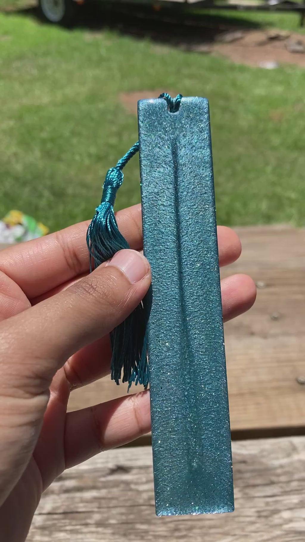 Ocean Breeze Blue Bookmarks