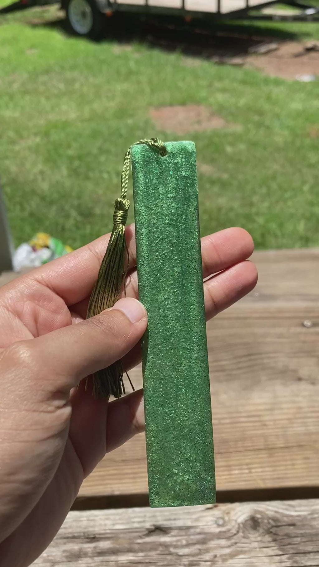 Forest Green Bookmark
